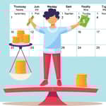 Develop a flexible spending cap based on weekly income