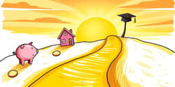 Structure your savings with visible milestones