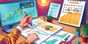 Establish a monthly review to track financial progress