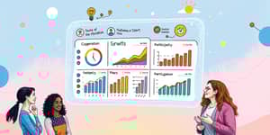 Use progress dashboards to track behavior, not just numbers