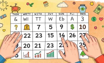 Designate days of the month for financial actions