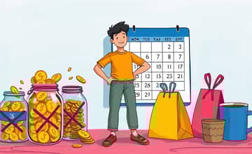 Practice “no spend” challenges to reset consumption