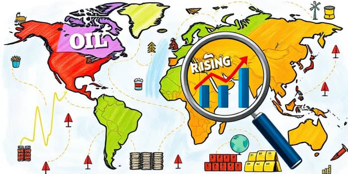 Track global commodity prices for clues about supply chains