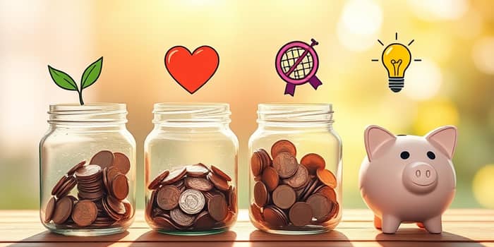 Segment your income into purpose-driven categories