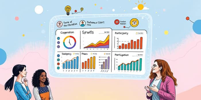Use progress dashboards to track behavior, not just numbers